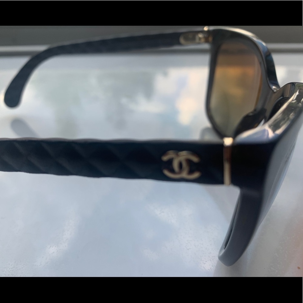 Chanel Tortoise Shell Sunglasses - image 2